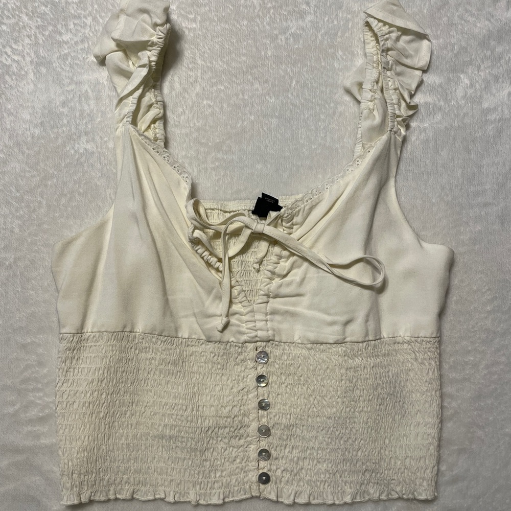 Large White Fable Tank